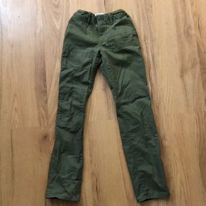 Army green cargo pants